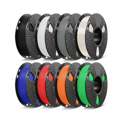 PLA 3D Printer Filament Multicolor Bundle – 8 × 250g Spools, 2kg Total